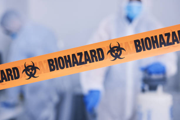 Professional Biohazard Cleanup technician working in Estes Park, CO